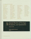 Annual Review of Ecology Evolution and Systematics雜志封面